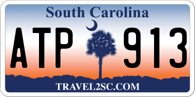 SC license plate ATP913