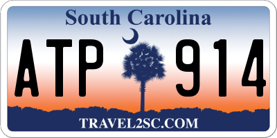 SC license plate ATP914