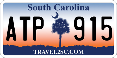 SC license plate ATP915