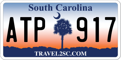 SC license plate ATP917