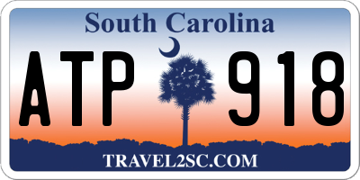SC license plate ATP918
