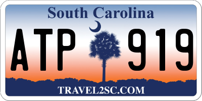SC license plate ATP919