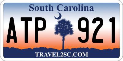 SC license plate ATP921