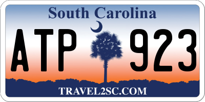 SC license plate ATP923