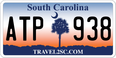 SC license plate ATP938