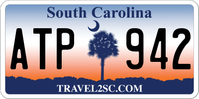 SC license plate ATP942