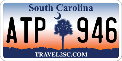 SC license plate ATP946