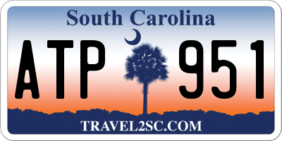 SC license plate ATP951