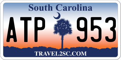 SC license plate ATP953