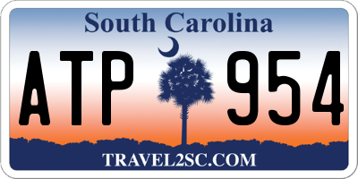SC license plate ATP954