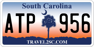 SC license plate ATP956