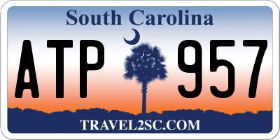 SC license plate ATP957