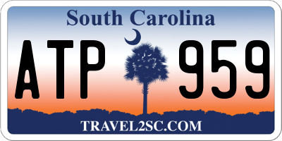 SC license plate ATP959