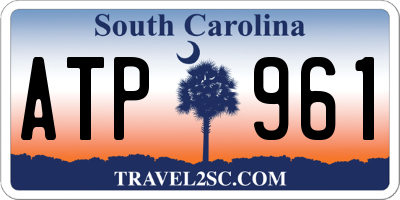 SC license plate ATP961