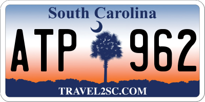 SC license plate ATP962