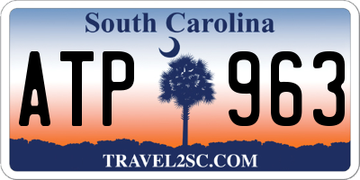 SC license plate ATP963