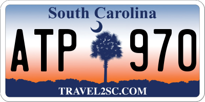 SC license plate ATP970