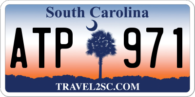 SC license plate ATP971