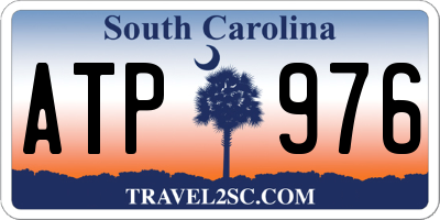 SC license plate ATP976