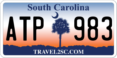 SC license plate ATP983