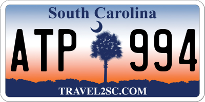 SC license plate ATP994