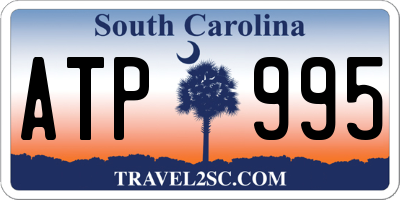 SC license plate ATP995