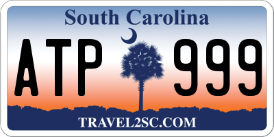 SC license plate ATP999