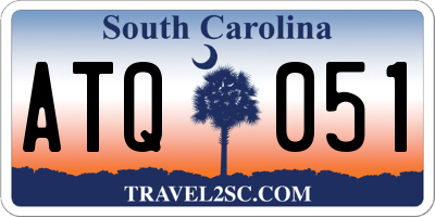 SC license plate ATQ051
