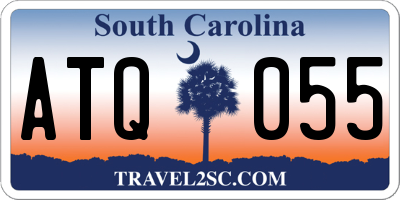 SC license plate ATQ055