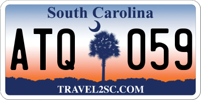 SC license plate ATQ059