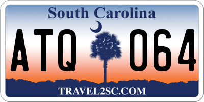 SC license plate ATQ064