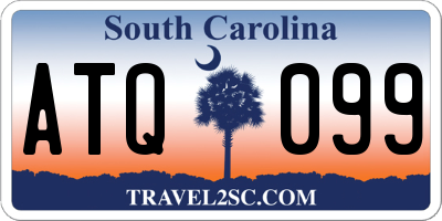 SC license plate ATQ099