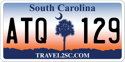 SC license plate ATQ129