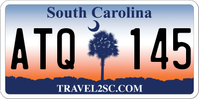 SC license plate ATQ145