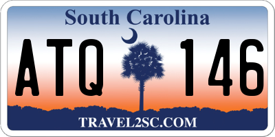 SC license plate ATQ146