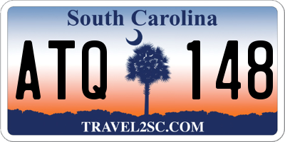 SC license plate ATQ148