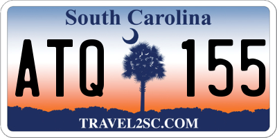 SC license plate ATQ155