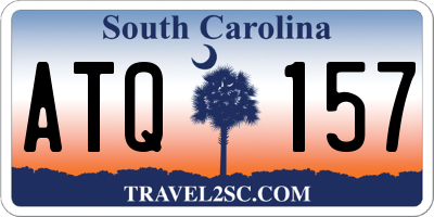SC license plate ATQ157