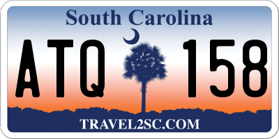 SC license plate ATQ158