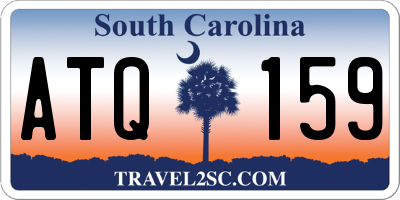 SC license plate ATQ159