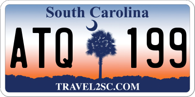 SC license plate ATQ199