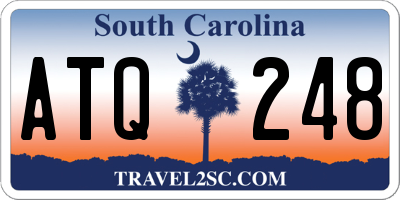 SC license plate ATQ248