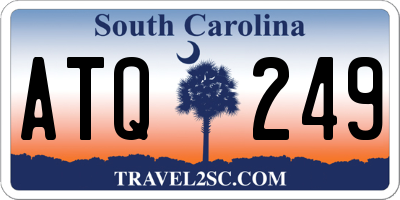 SC license plate ATQ249