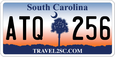 SC license plate ATQ256