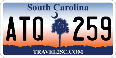 SC license plate ATQ259