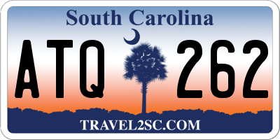 SC license plate ATQ262