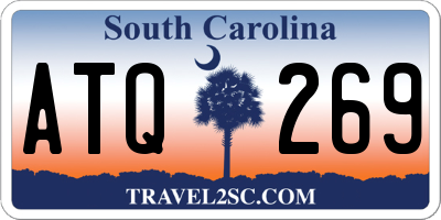SC license plate ATQ269