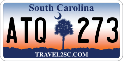 SC license plate ATQ273