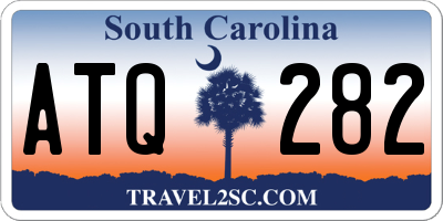 SC license plate ATQ282
