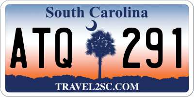 SC license plate ATQ291